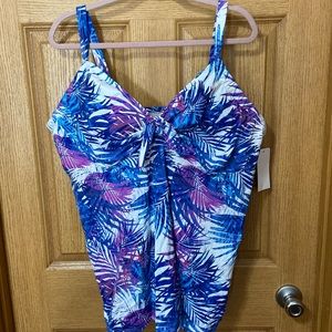 Tankini Top with underwire support Swimsuits For All size 22